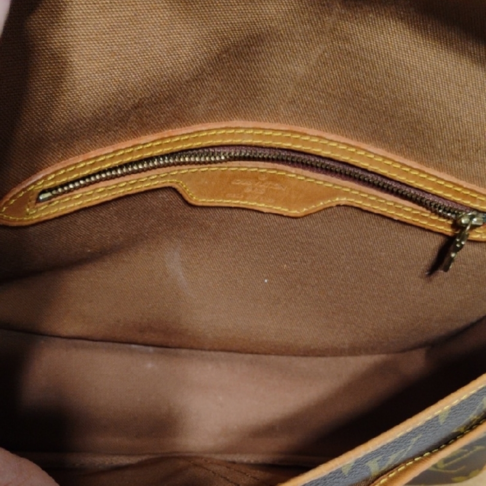 SALE! Louis Vuitton Monogram Gibessier MM M42247 Shoulder Bag W Dust Bag & Box - Picture 9 of 16